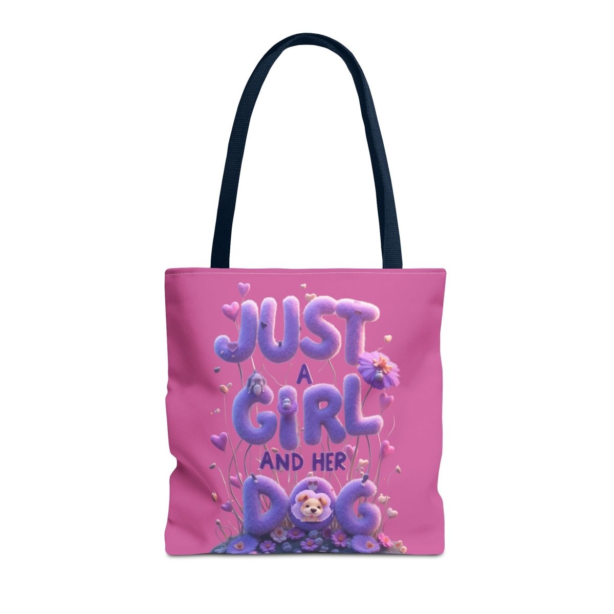 Dog Lover Tote Bag - Just a Girl and Her Dog Design - Buy That Thang