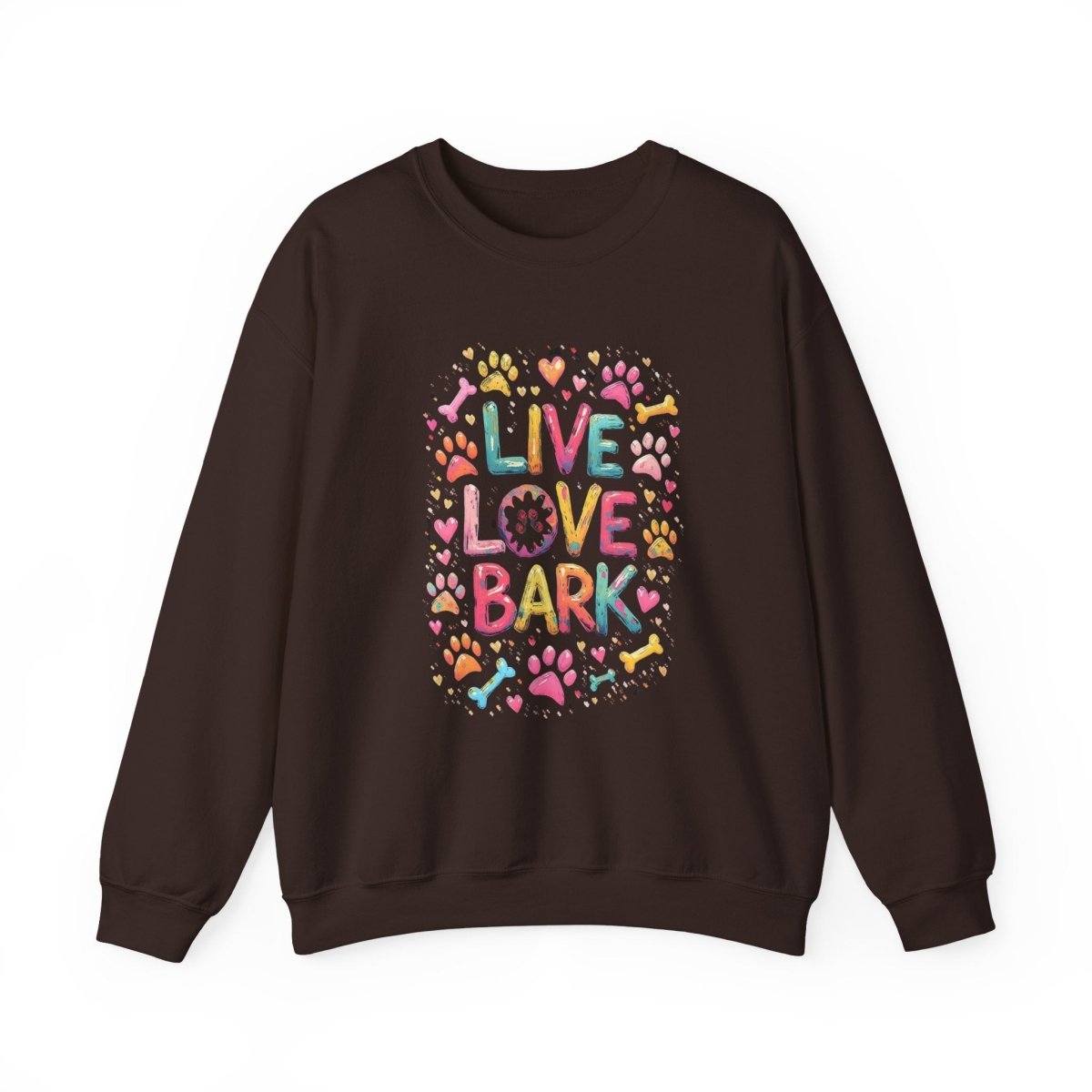 Crewneck Sweatshirt - Live Love Bark - Buy That Thang