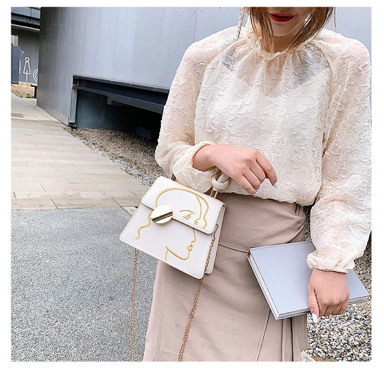 Embroidered Mini Crossbody Bag