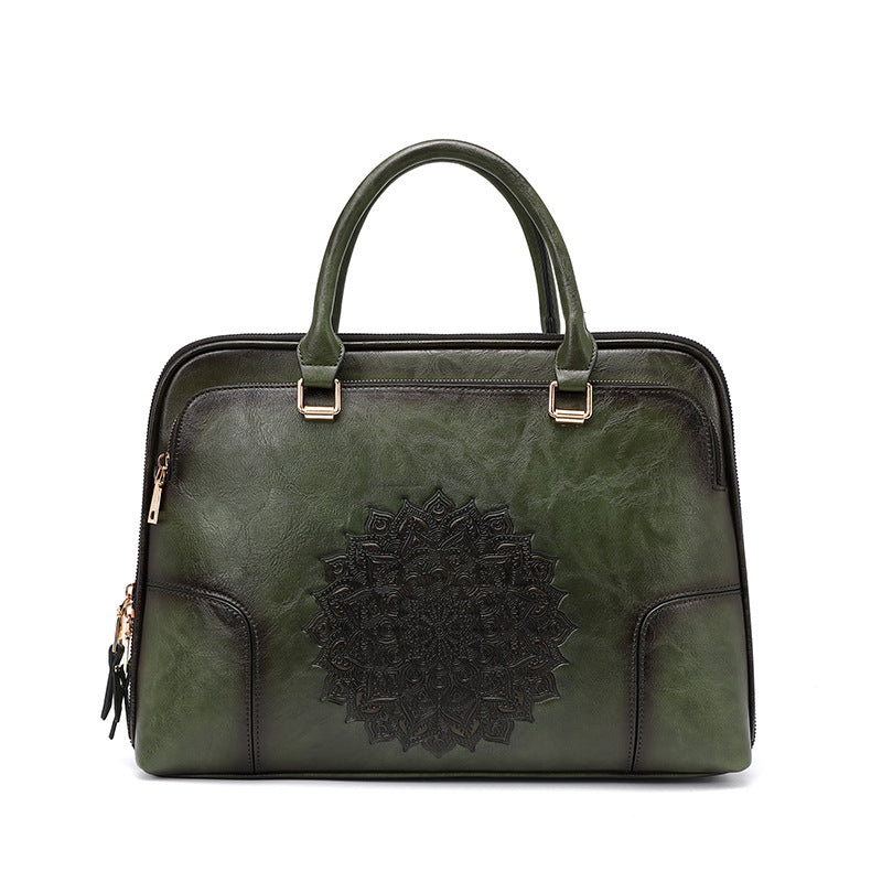 Vintage Embossed Tote Bag