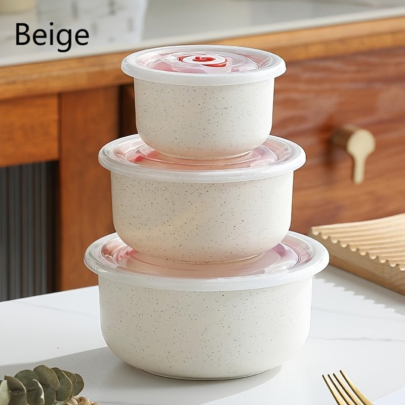 3/4pcs Large Capacity Plastic Refrigerator Storage Boxes - Keeps Fruit, Vegetable, Meat, Egg, Dumpling Fresh - Air - tight, Fresh - keeping, Easy - to - Clean, Stackable, Space - saving Kitchen Food Containers - Buy That Thang