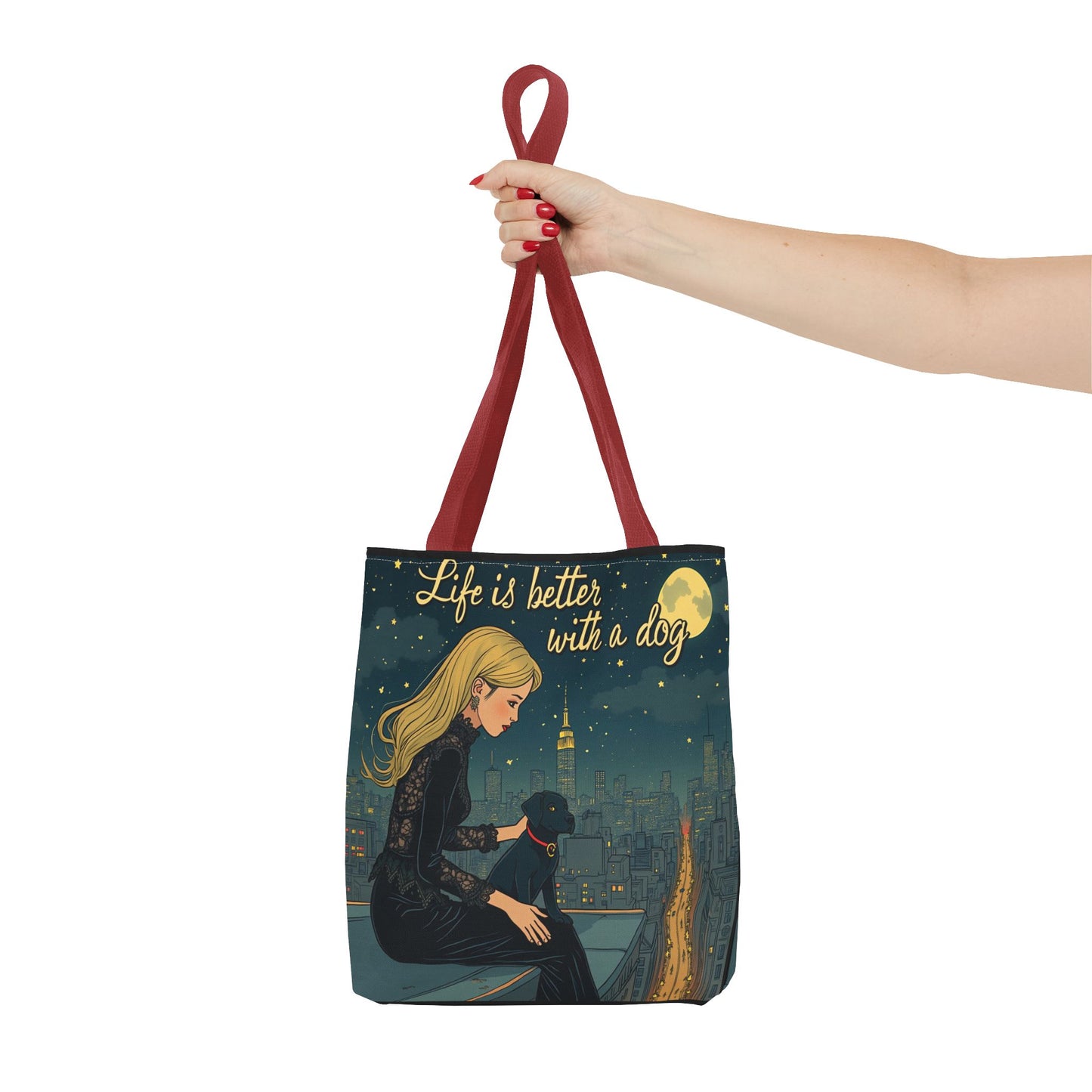 Dog Lover Tote Bag - Life is Better with a Dog 2 - Buy That Thang