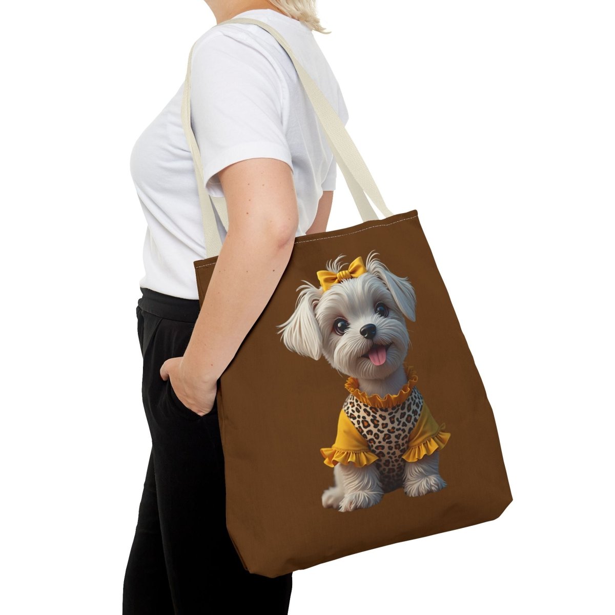 Maltese Tote Bag - Cute Dog Lover Gift - Buy That Thang