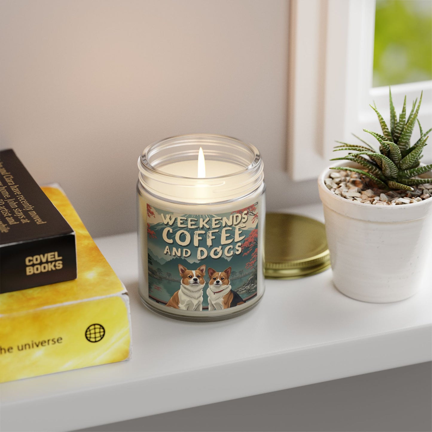 Candles Coconut Apricot Wax Coffee Dogs Scented