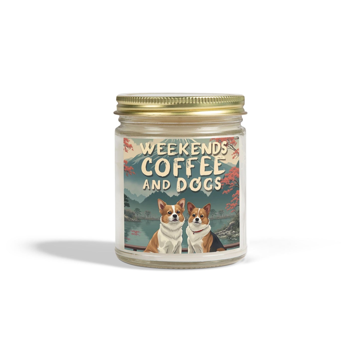 Candles Coconut Apricot Wax Coffee Dogs Scented