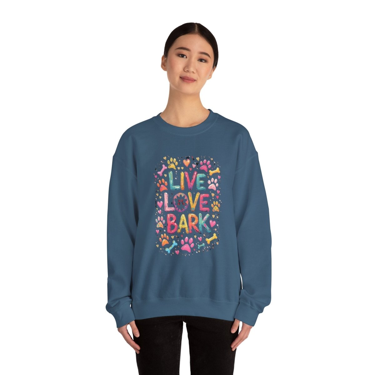 Crewneck Sweatshirt - Live Love Bark - Buy That Thang