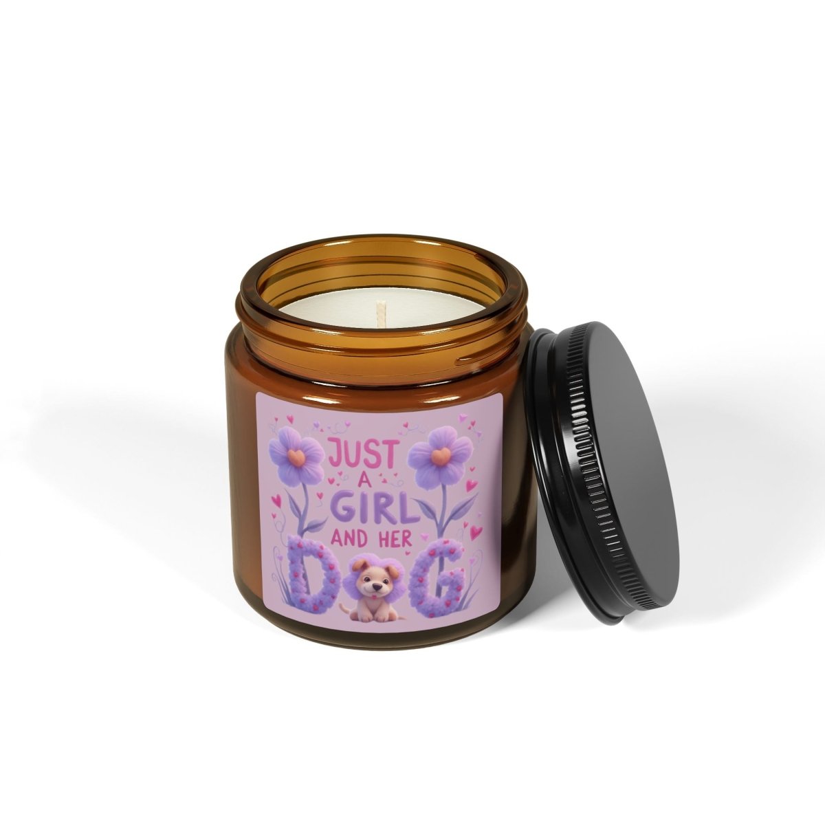 Scented Soy Candle (Multi - Size, Amber Jar) - Buy That Thang