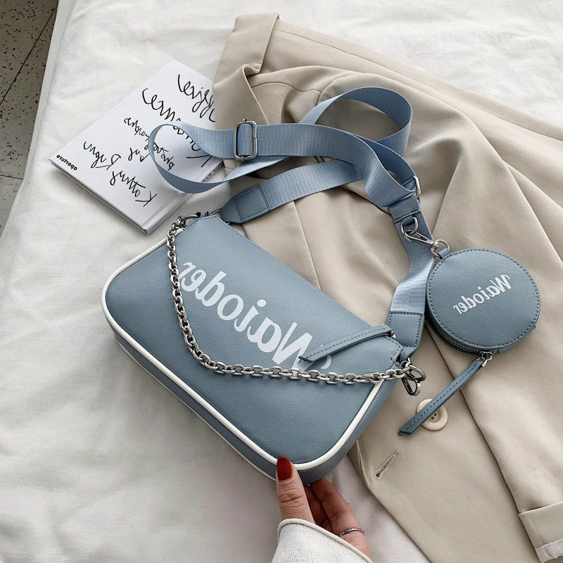 Summer Casual Letters Student One-Shoulder Messenger Bag