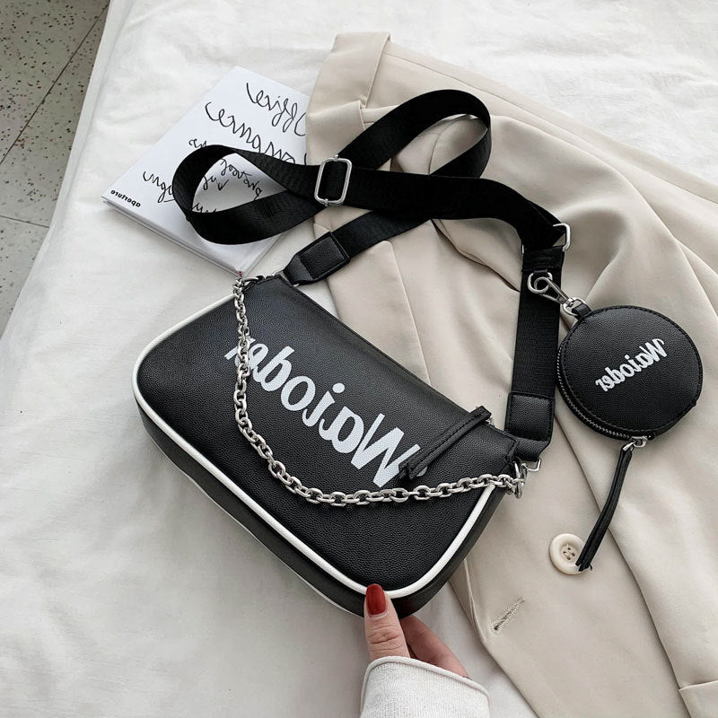 Summer Casual Letters Student One-Shoulder Messenger Bag