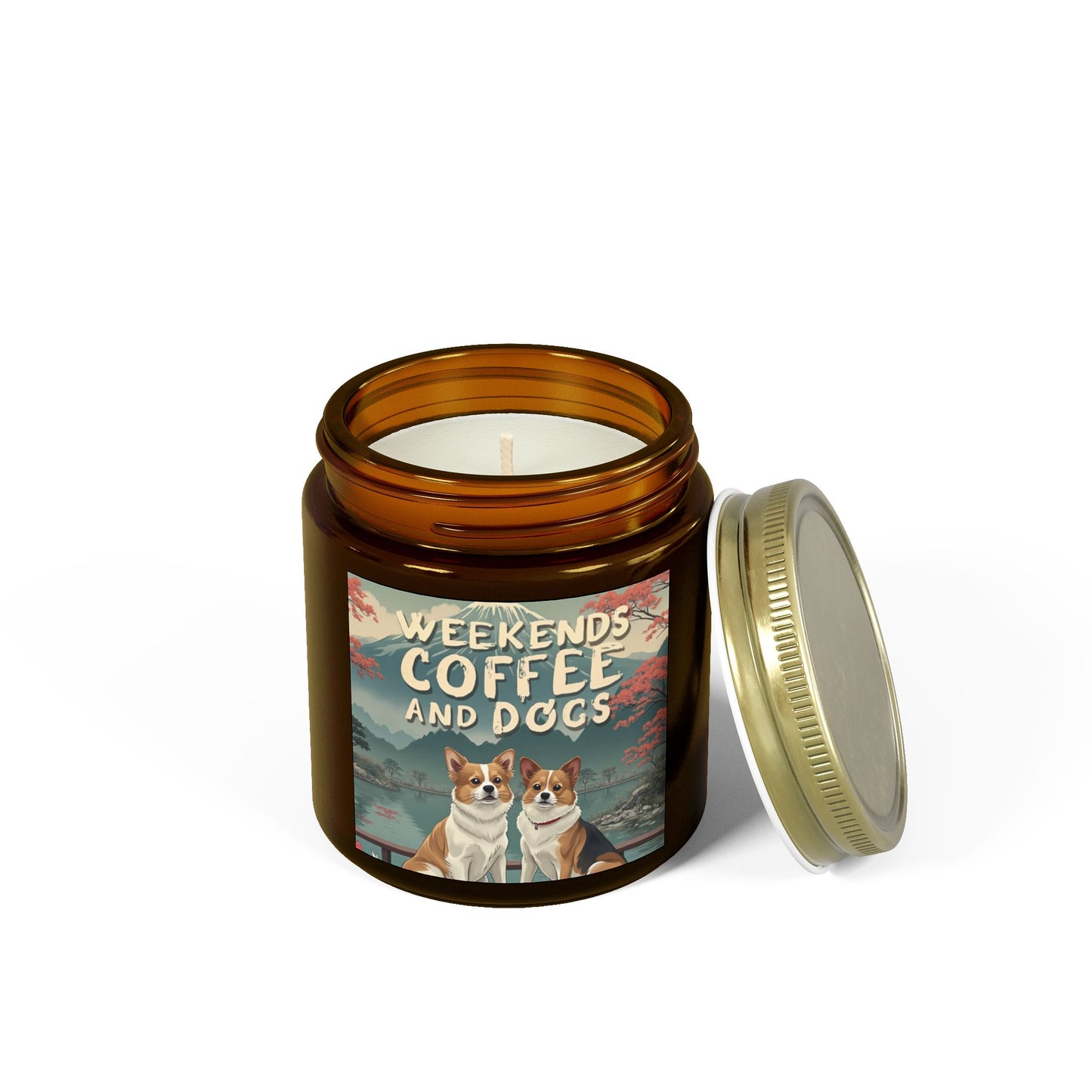 Candles Coconut Apricot Wax Coffee Dogs Scented