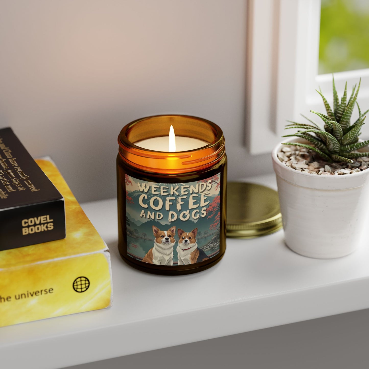 Candles Coconut Apricot Wax Coffee Dogs Scented