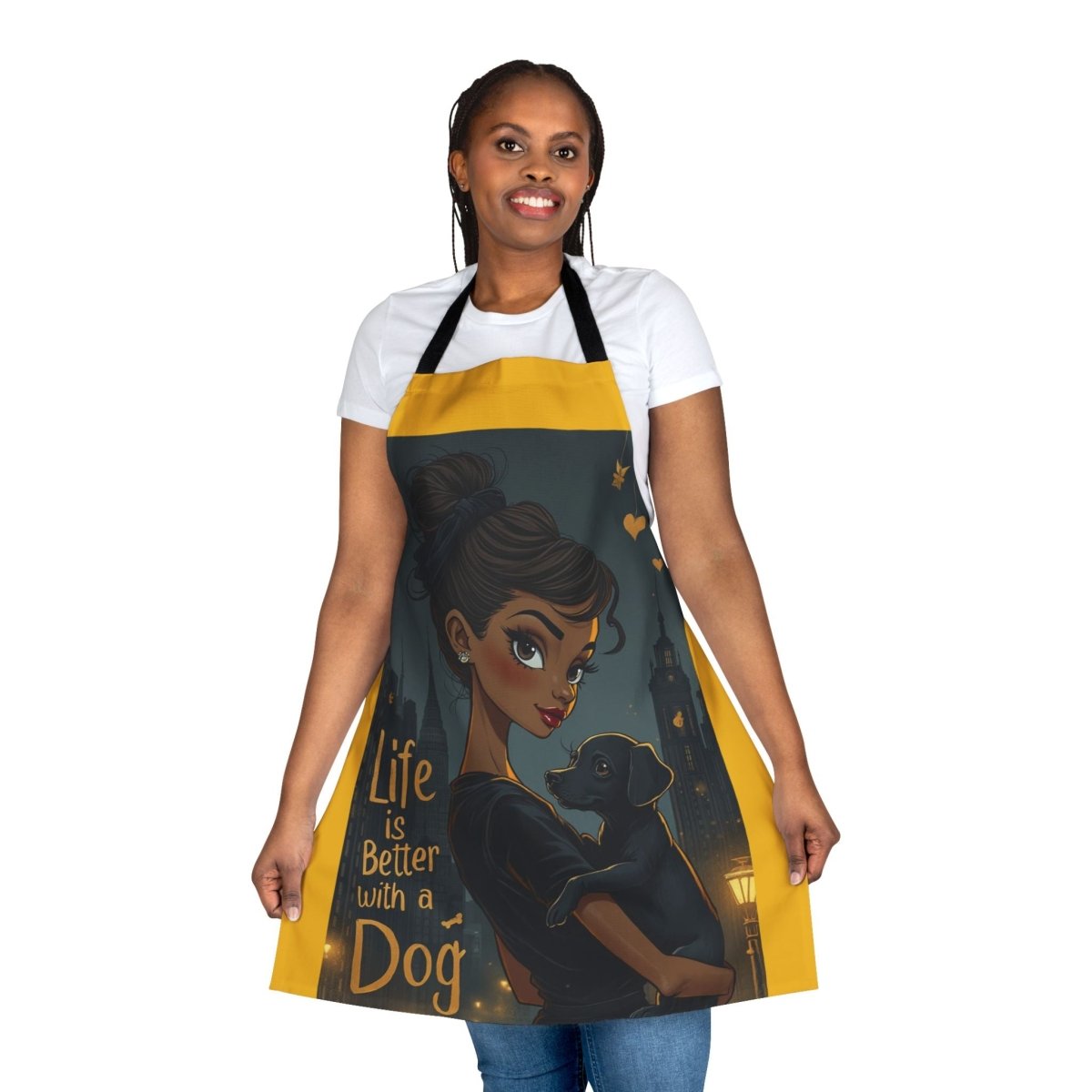 Apron, Dog Lover Life is Better with a Dog - Buy That Thang