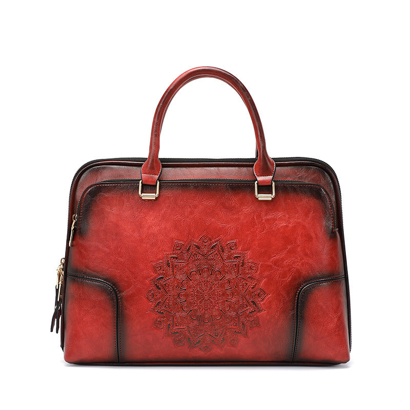 Vintage Embossed Tote Bag