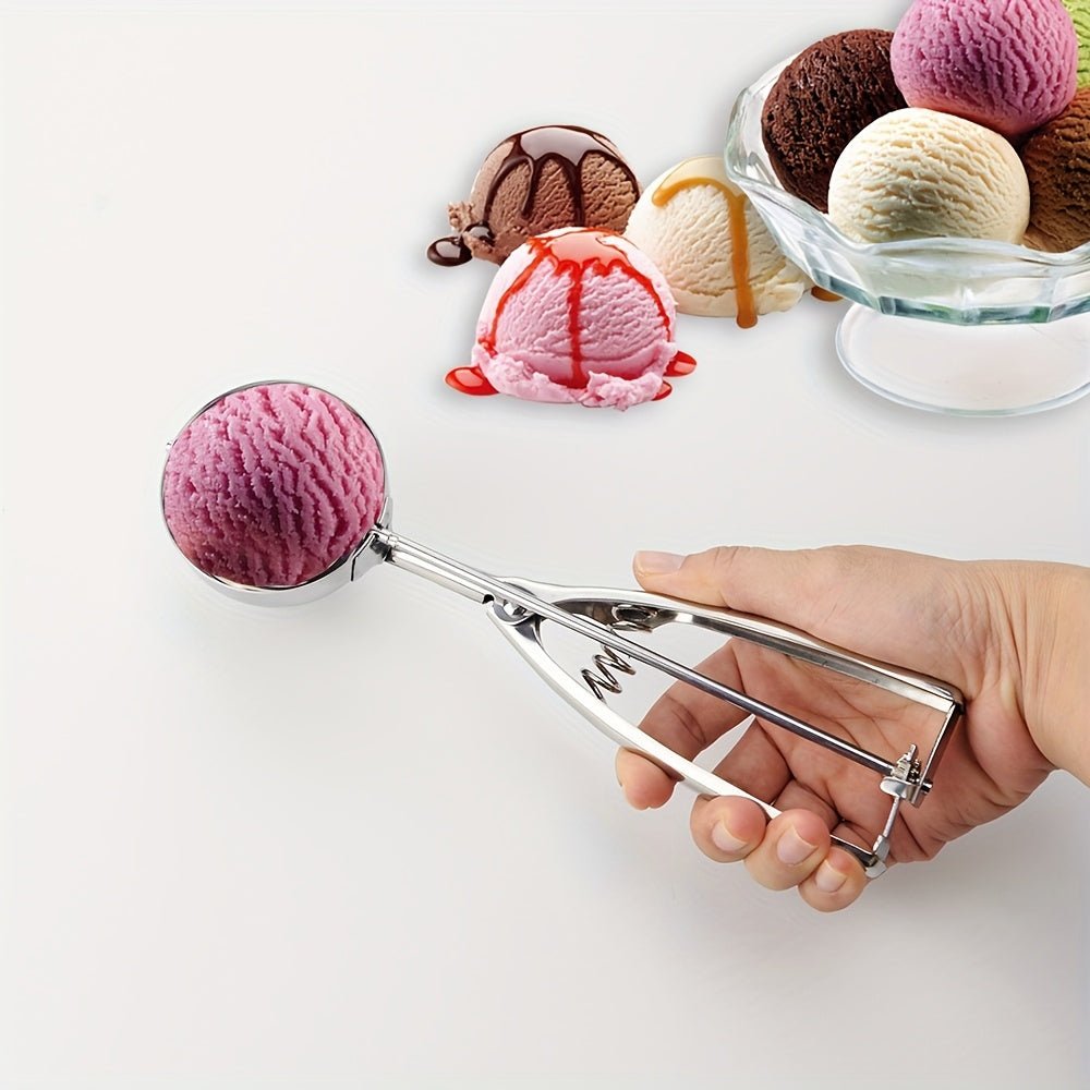 3pcs Cookie Scoops for Baking Include 1 Tbsp/ 2 Tbsp/ 3 Tbsp, Cookie Dough Scoop, Ice Cream Scoop Set, for Cookie, Cupcake, Melon Ball, Meatball, Ice Cream, Halloween And Christmas Kitchen Gifts - Buy That Thang