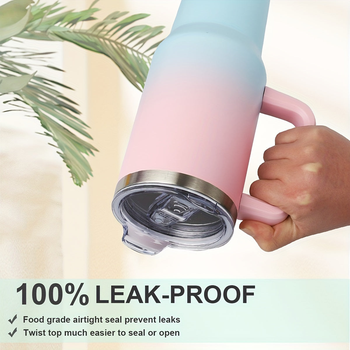 40 Oz Tumbler with Handle, Insulated Water Bottle Carrier Bag with Lid And Straw, Reusable Stainless Steel Vacuum Insulated Cup, Leak Proof Thermal Travel Coffee Mug Cup for Cold And Hot, Phone Pocket, Office Drinkwa