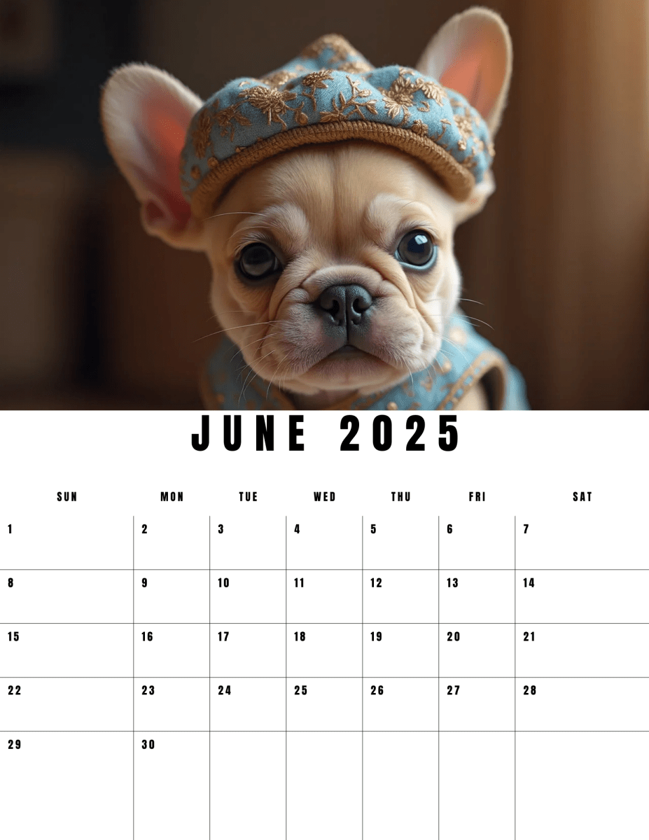 French Bull Dog Digital Planner and 2025 Calendar - Buy That Thang