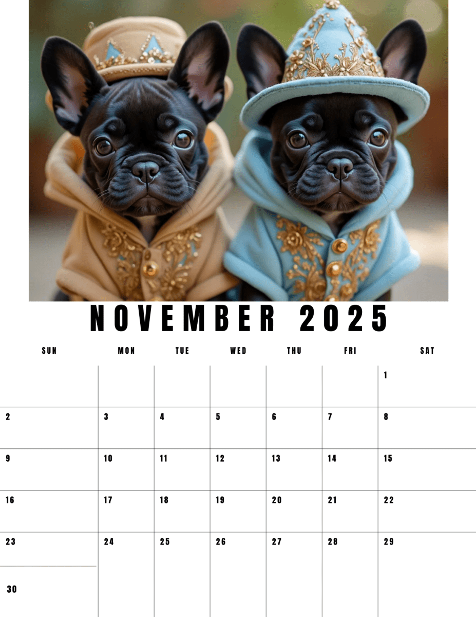 French Bull Dog Digital Planner and 2025 Calendar - Buy That Thang