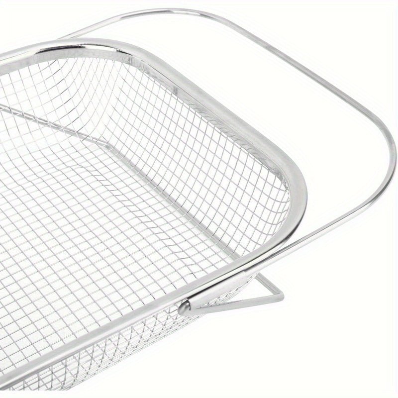 [Expandable Water Filter Basket] Stainless Steel Expandable Water Filter Basket - Large Adjustable & Foldable Design, Portable Telescopic Rack for Fruits Vegetables, Food - Safe Heavy - Duty Kitchen Essential (13.39x9.45 Inches), - Buy That Thang