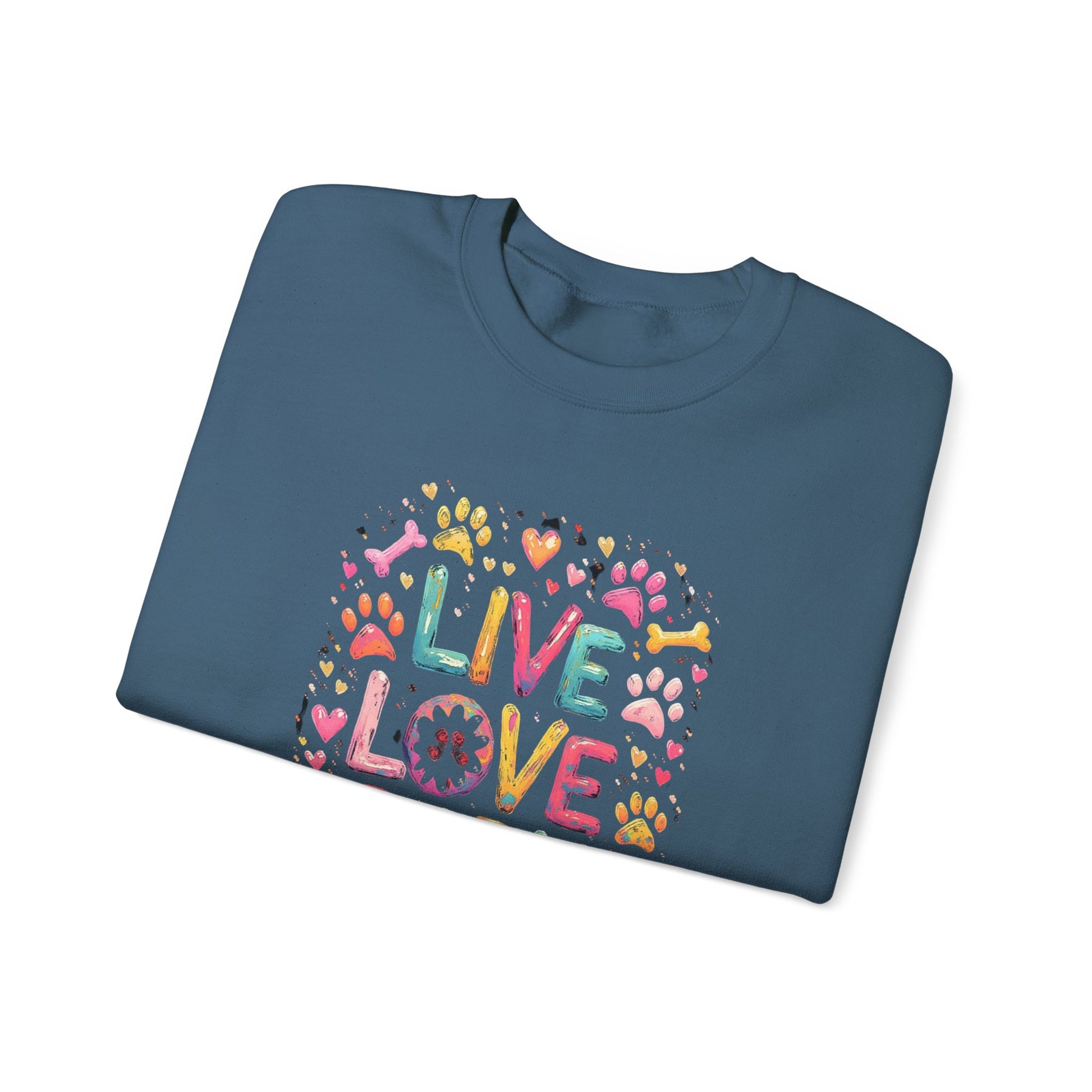 Crewneck Sweatshirt - Live Love Bark - Buy That Thang