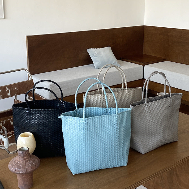 Women's Shoulder Tote Hand-woven Bag