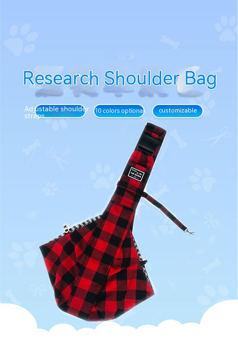 Shoulder Strap Adjustable Buckle Single-shoulder Bag Pet Carrier