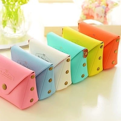 Cute Candy Color Key Case Macaron Coin Purse - Buy That Thang