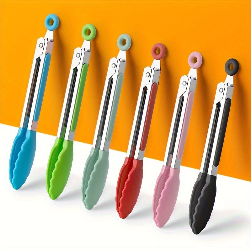 Silicone Clip 3pcs Set - Scratch - Resistant Heat - Resistant Kitchen Clip Turner, BBQ Camping Picnic Tool, Halloween, Cooking Utensils, Family Friend Gift, Kitchen Cooking Utensils - Buy That Thang