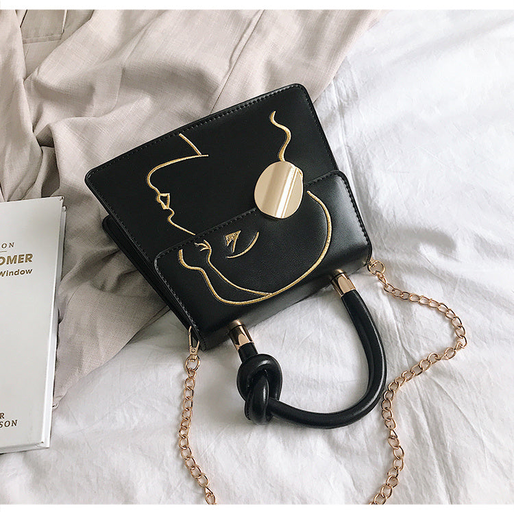 Embroidered Mini Crossbody Bag