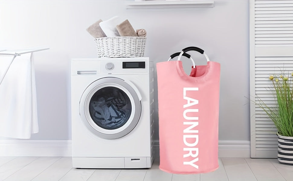 Large Laundry Basket - with Foldable Laundry Bags, Foldable High Quality Laundry Baskets, Available In Different Sizes, Suitable for Multi-purpose Storage In Bathrooms, Laundry Rooms, Balconies, And Dormitories, Of High Quali