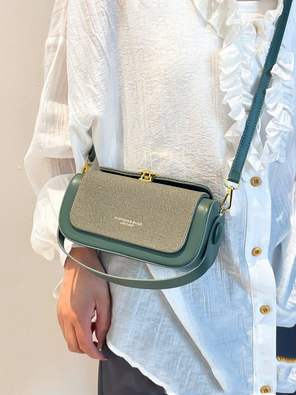 Fashionable Trendy Elegant Small Square Bag Shoulder Crossbody Bag Literary Simple Handbag Luxury Retro Box Bag Wholesale - Buy That Thang