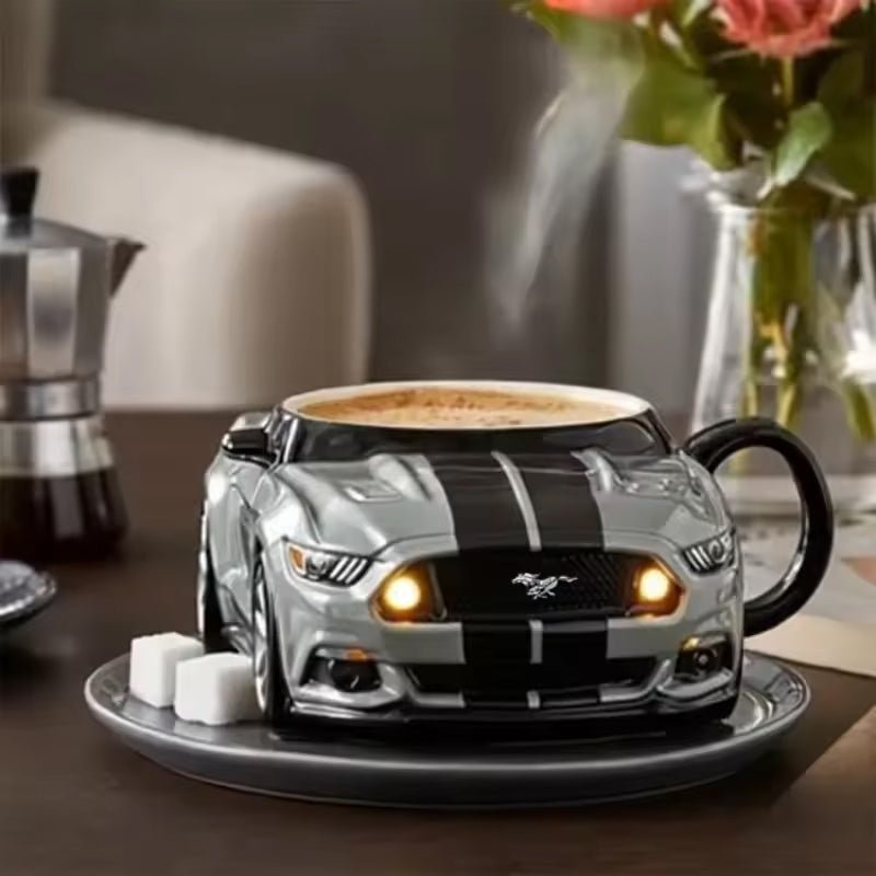 Car - Shaped Stainless Steel Coffee Mug – Handmade, Durable, Novelty Office Cup, Ideal Gift for Car Fans - Buy That Thang