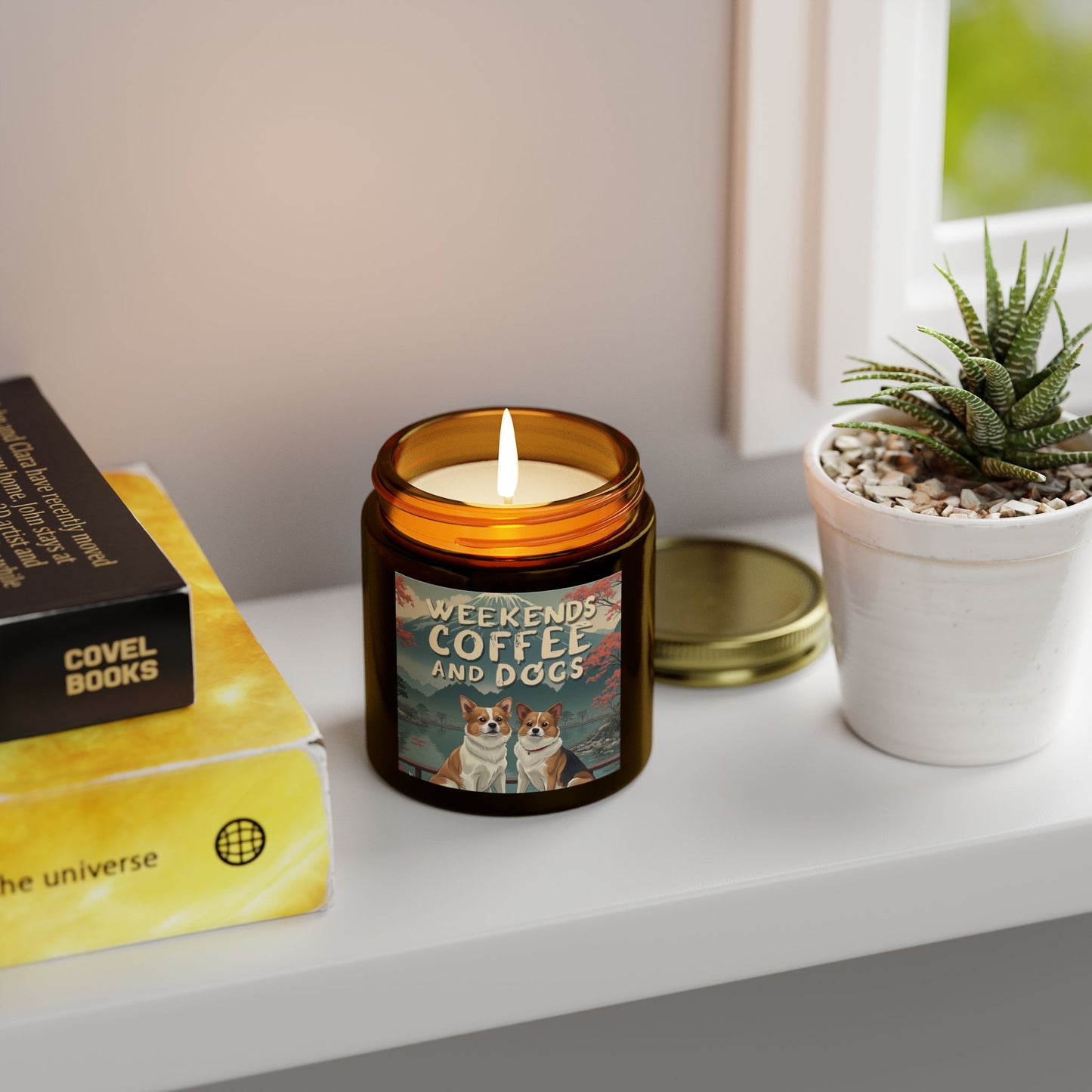 Candles Coconut Apricot Wax Coffee Dogs Scented