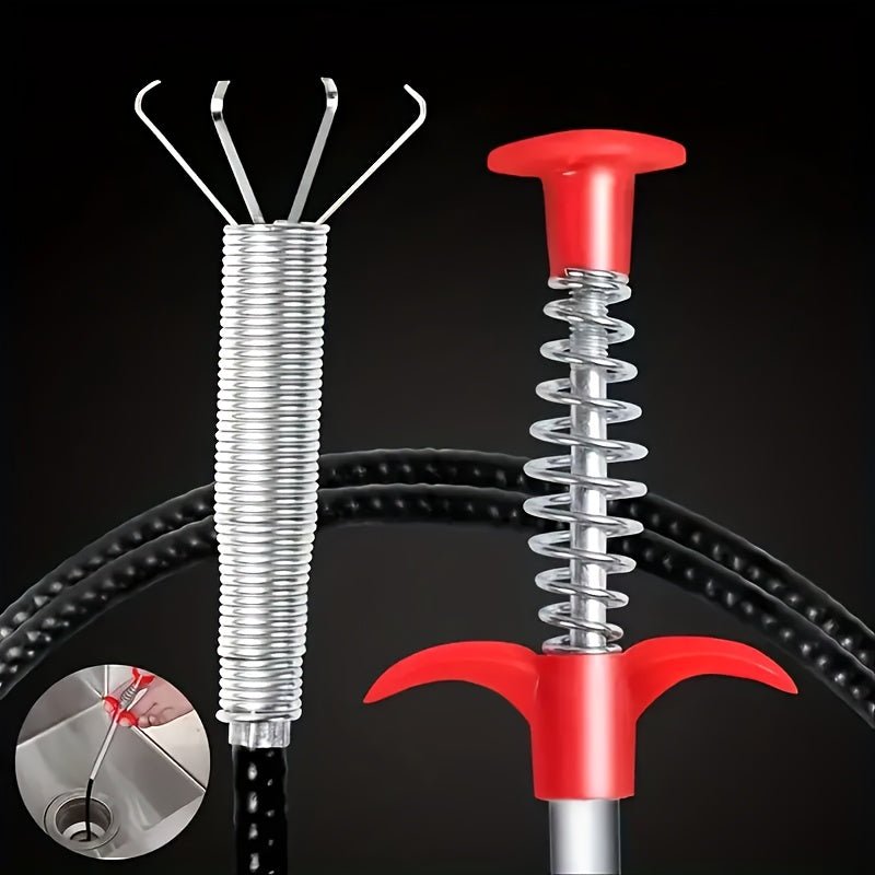 Flexible Grabber Claw Tool - 4 - claw Pipe Dredge And Drain Picker, Curved Hand - held Garbage Picker for Household And Restaurant Drain Cleaning - Buy That Thang