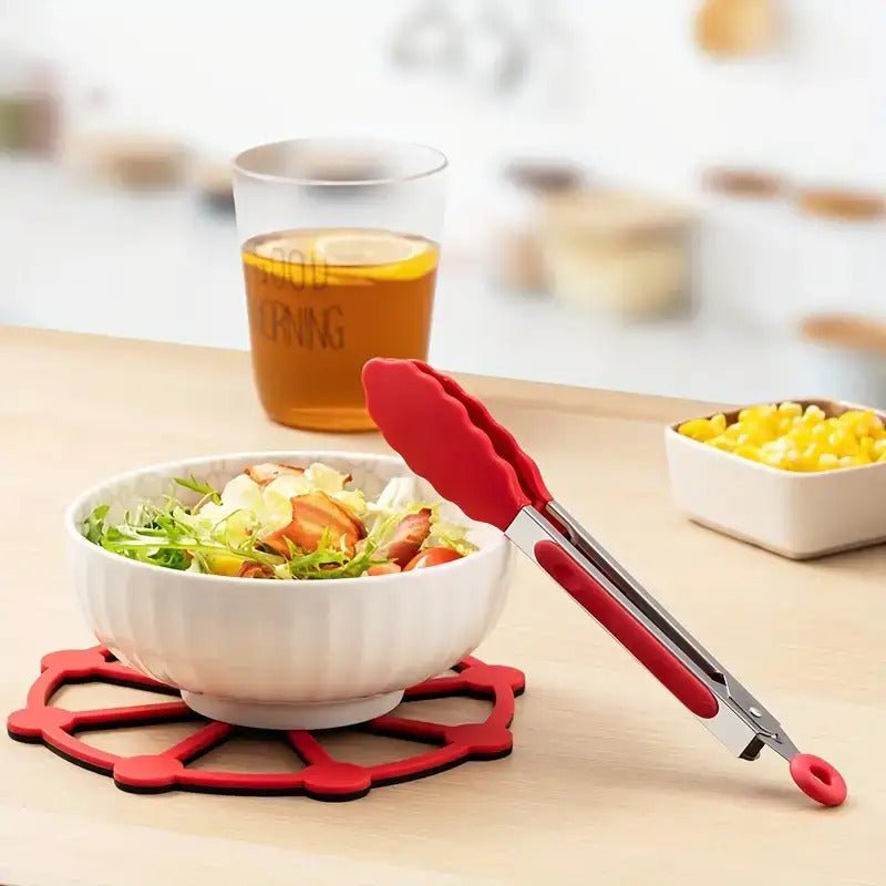Silicone Clip 3pcs Set - Scratch - Resistant Heat - Resistant Kitchen Clip Turner, BBQ Camping Picnic Tool, Halloween, Cooking Utensils, Family Friend Gift, Kitchen Cooking Utensils - Buy That Thang