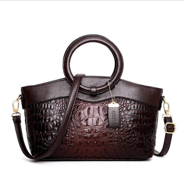 Ladies' handbag European and American style fashion ring single shoulder diagonal cross bag - Buy That Thang