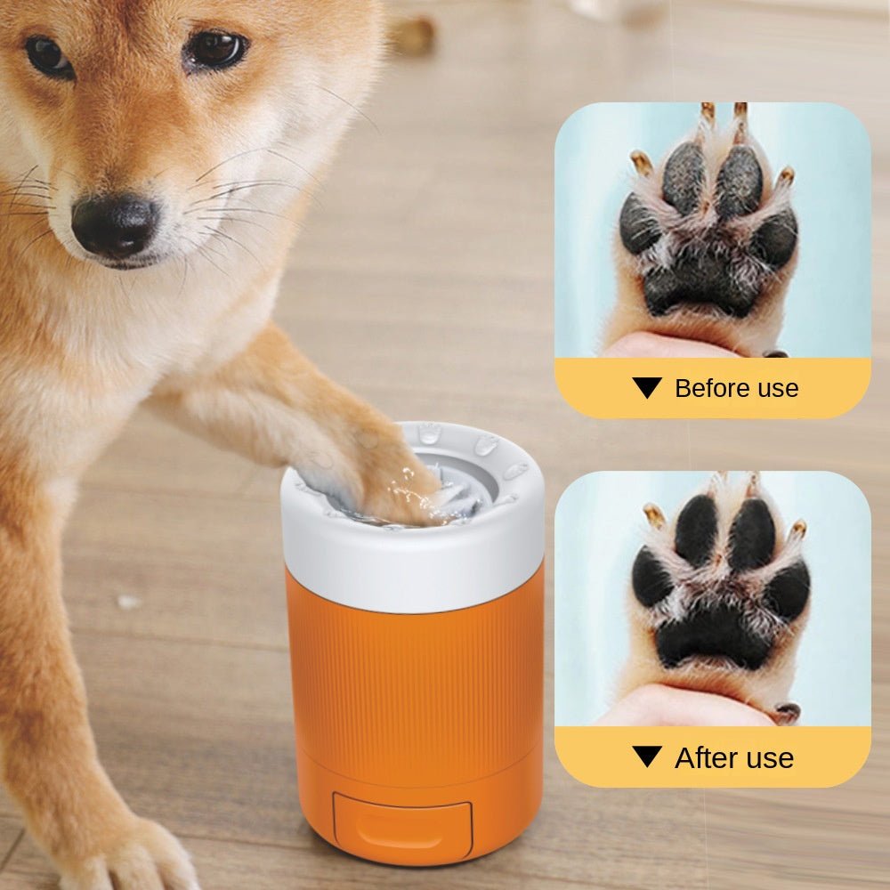 Pet Foot Washing Cup Dog Beauty Paw Cleaning Tool With Towel Feature Foot Bath Bathing Artifact - Buy That Thang