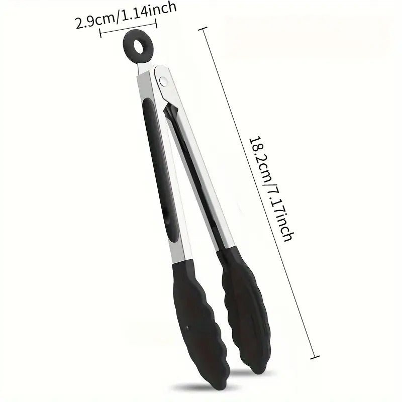 Silicone Clip 3pcs Set - Scratch - Resistant Heat - Resistant Kitchen Clip Turner, BBQ Camping Picnic Tool, Halloween, Cooking Utensils, Family Friend Gift, Kitchen Cooking Utensils - Buy That Thang