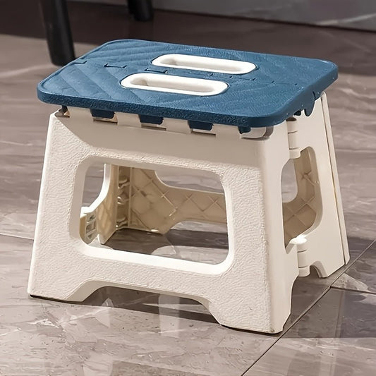 Household Foldable Footstool - (1pc) Anti - slip Surface Footstool, Height 8.7 Inches, Weight Capacity Up to 310 Pounds - ABS Sturdy And Lightweight Plastic Foldable Footstool, Suitable for Kitchen, Bedroom, Bathroom And Living - Buy That Thang