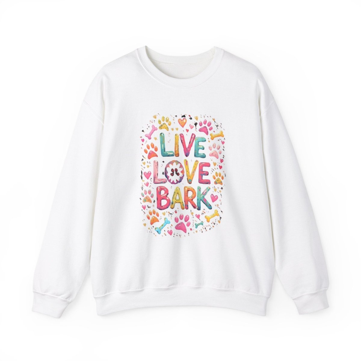 Crewneck Sweatshirt - Live Love Bark - Buy That Thang