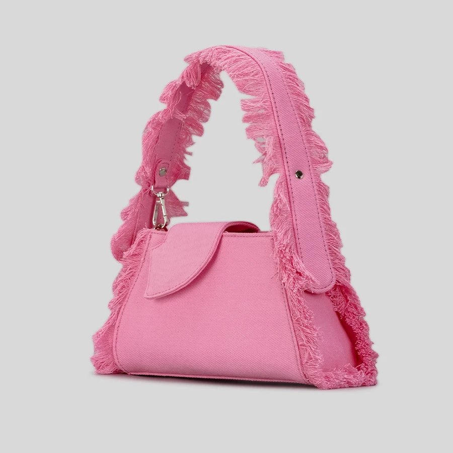 Fashion Trimmings Denim Women Handbags Designer Wide Strap Shoulder Bag Luxury Blue Armpit Bags Small Tote Female Purse - Buy That Thang