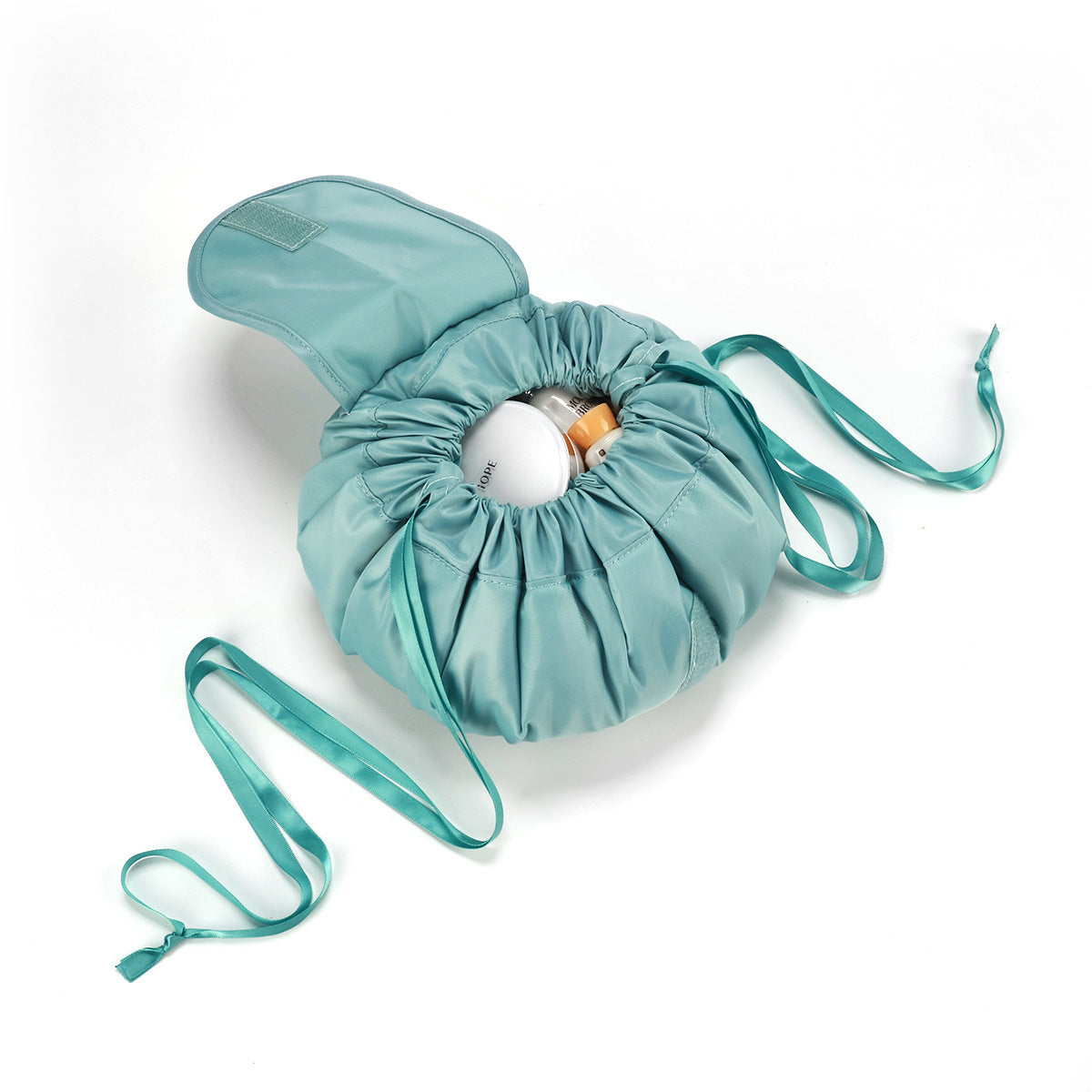 Lazy Toiletry or Makeup Bags Travel Home Large Capacity Waterproof Portable Storage Drawstring Bag Makeup Wash Bag