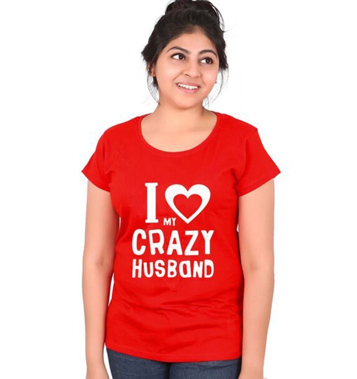 T-shirts For Men And Women, I love Crazy Wife or Husband