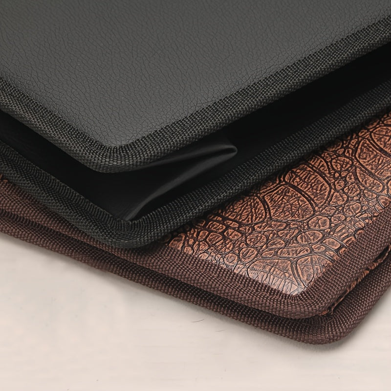 Wine Gift Packaging with Thickened Faux Leather & Sponge Layer - Heavy-Duty Wine Box Suitable for Wine Bottles, Elegant Wine Presentation, Wine Packaging