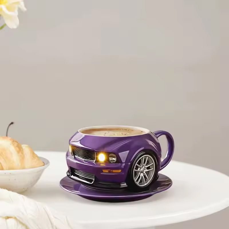 Car - Shaped Stainless Steel Coffee Mug – Handmade, Durable, Novelty Office Cup, Ideal Gift for Car Fans - Buy That Thang
