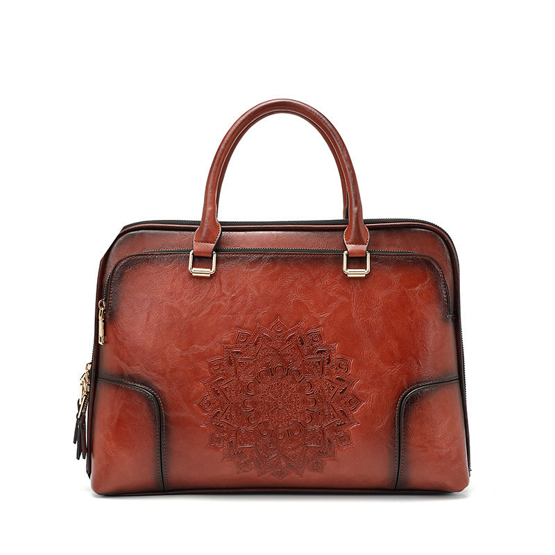 Vintage Embossed Tote Bag