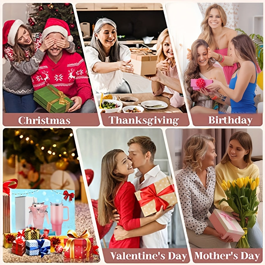 40 Oz Tumbler with Handle, Insulated Water Bottle Carrier Bag with Lid And Straw, Reusable Stainless Steel Vacuum Insulated Cup, Leak Proof Thermal Travel Coffee Mug Cup for Cold And Hot, Phone Pocket, Office Drinkwa