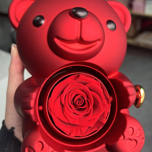 Rose Bear Jewelry Box - Buy That Thang
