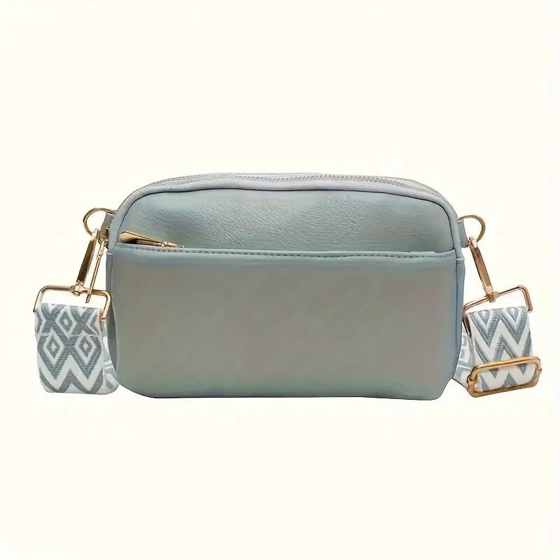 Fashion Puzzle Triple Zip Small Crossbody Bag Lady Bag Woman Oblique Straddle Bag,Shoulder Bag - Buy That Thang