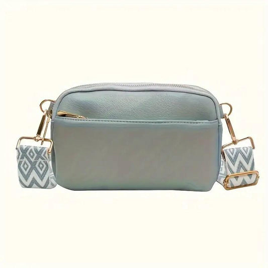 Fashion Puzzle Triple Zip Small Crossbody Bag Lady Bag Woman Oblique Straddle Bag,Shoulder Bag - Buy That Thang