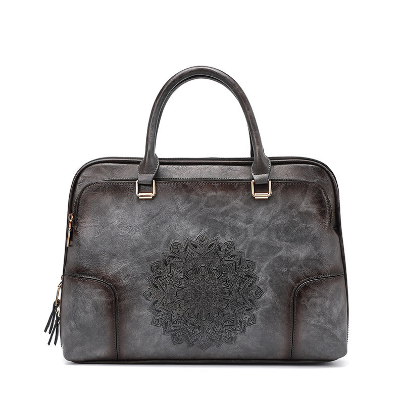 Vintage Embossed Tote Bag